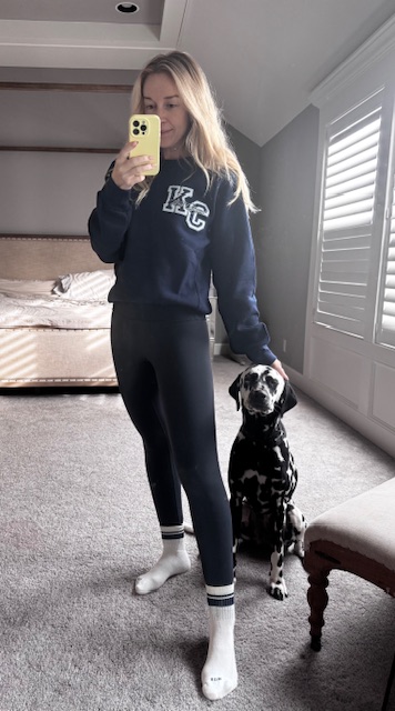 Letterman Sweatshirt - Navy 