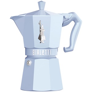 Cafetière Bialetti 6 Tasses Bleu Pastel Moka Exclusive