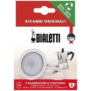 Lot de 3 Joints Cafetière Bialetti 6 Tasses