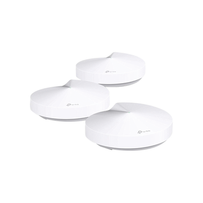 KIT de sistema Router inalámbrico Deco M5 mesh para Hogar / Doble banda AC 1300 / 2 puerto Gigabit / 4 antenas internas / Seguridad de HomeCare gratuito por 3 años