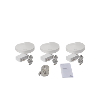 KIT de sistema Router inalámbrico Deco M5 mesh para Hogar / Doble banda AC 1300 / 2 puerto Gigabit / 4 antenas internas / Seguridad de HomeCare gratuito por 3 años