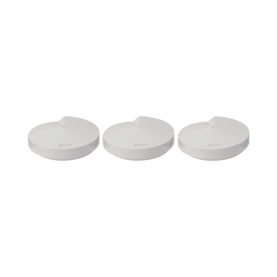 KIT de sistema Router inalámbrico Deco M5 mesh para Hogar / Doble banda AC 1300 / 2 puerto Gigabit / 4 antenas internas / Seguridad de HomeCare gratuito por 3 años