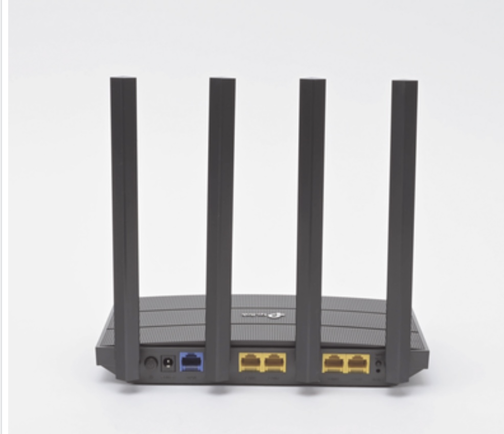 Router inalámbrico AC Wave 2 1900 doble banda 1 puerto WAN 10/100/1000 Mbps y 4 puertos LAN 10/100/1000 Mbps, MIMO 3X3, Beamforming