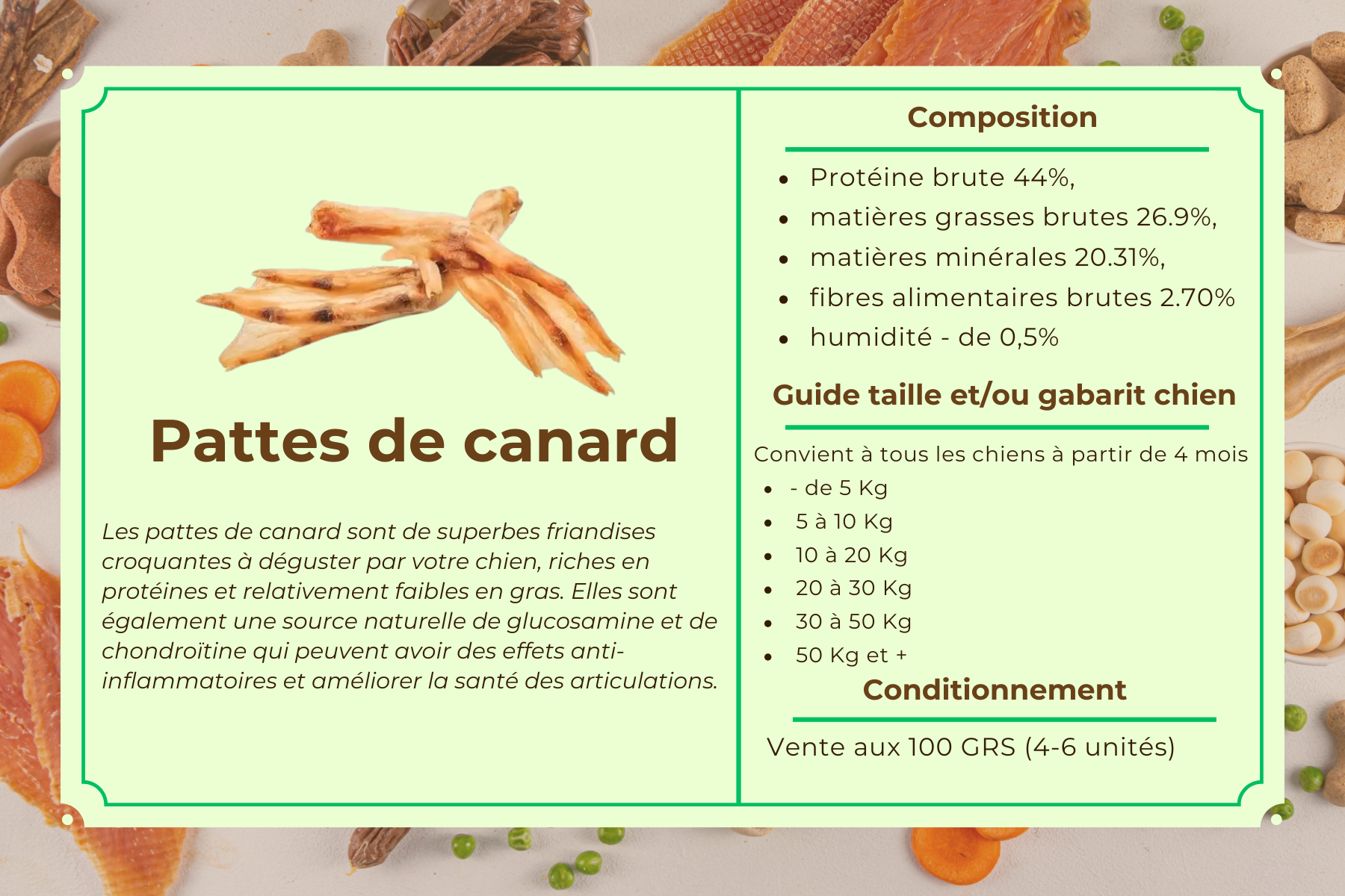 PATTES DE CANARDS