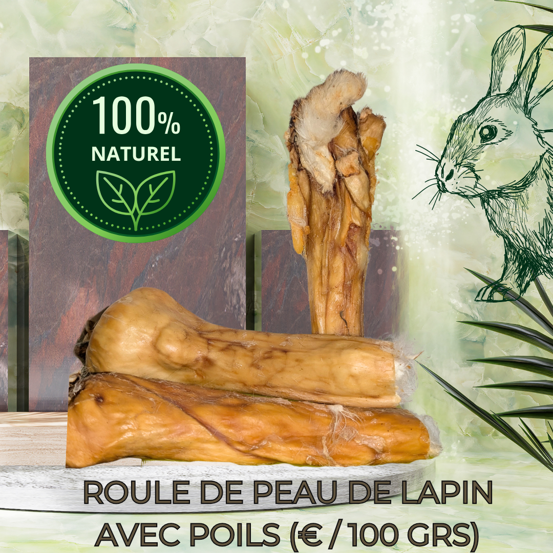 ROULEAU DE PEAU DE LAPIN
