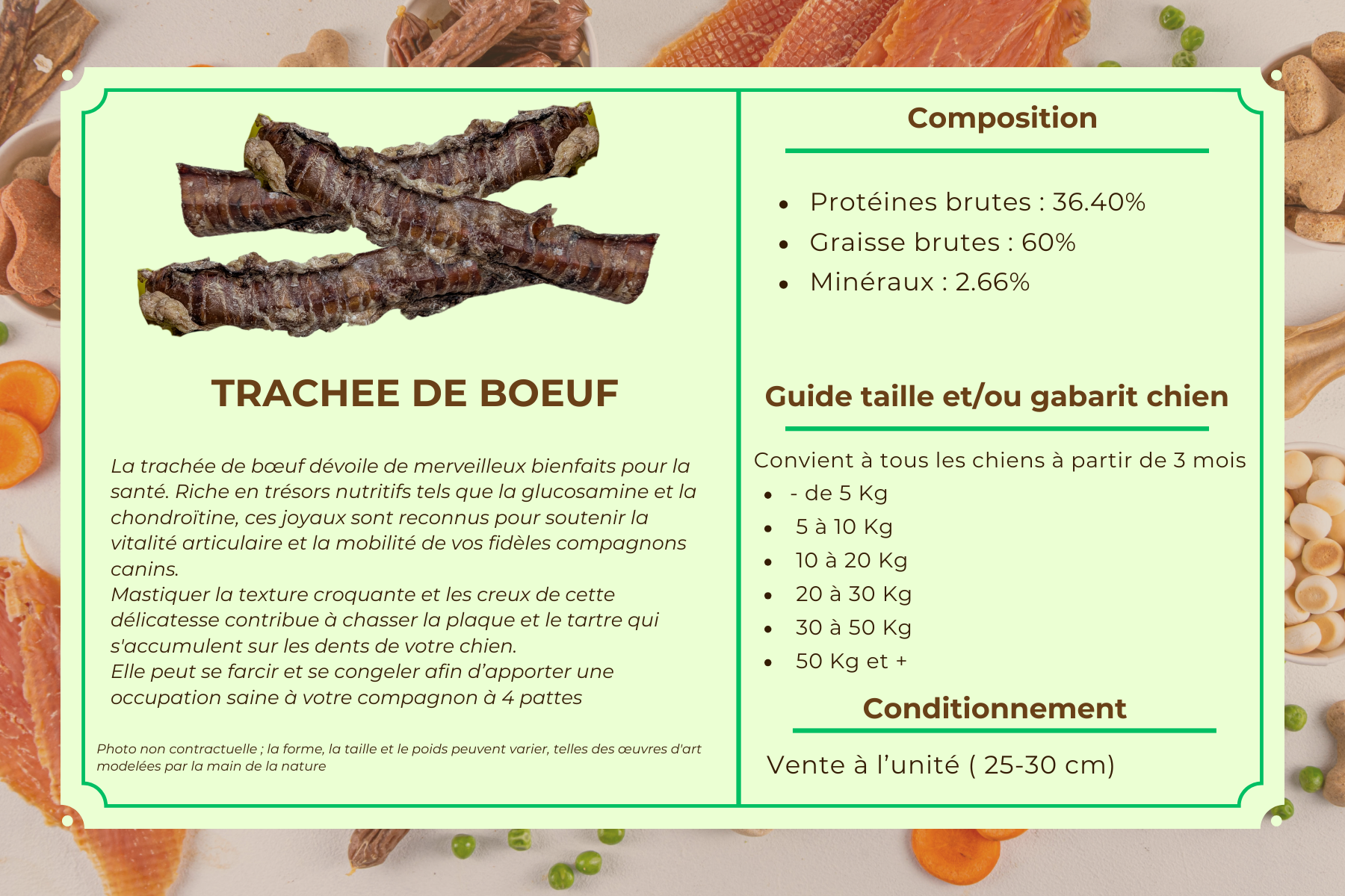 TRACHEE DE BOEUF