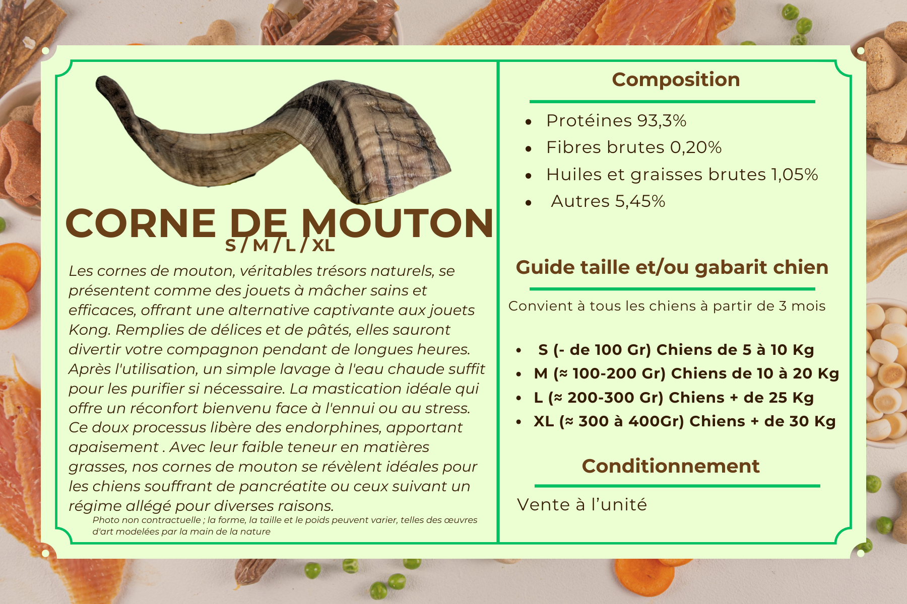 CORNE DE MOUTON