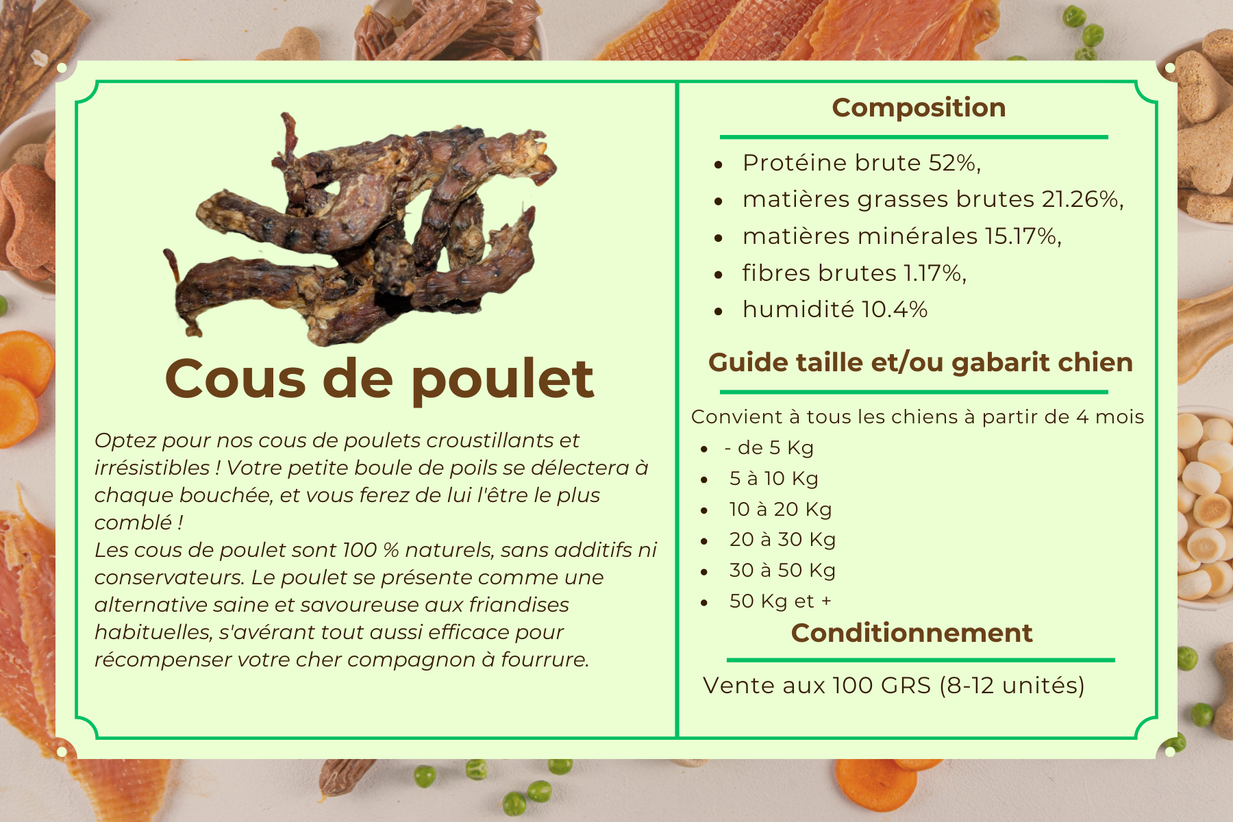 COUS DE VOLAILLES