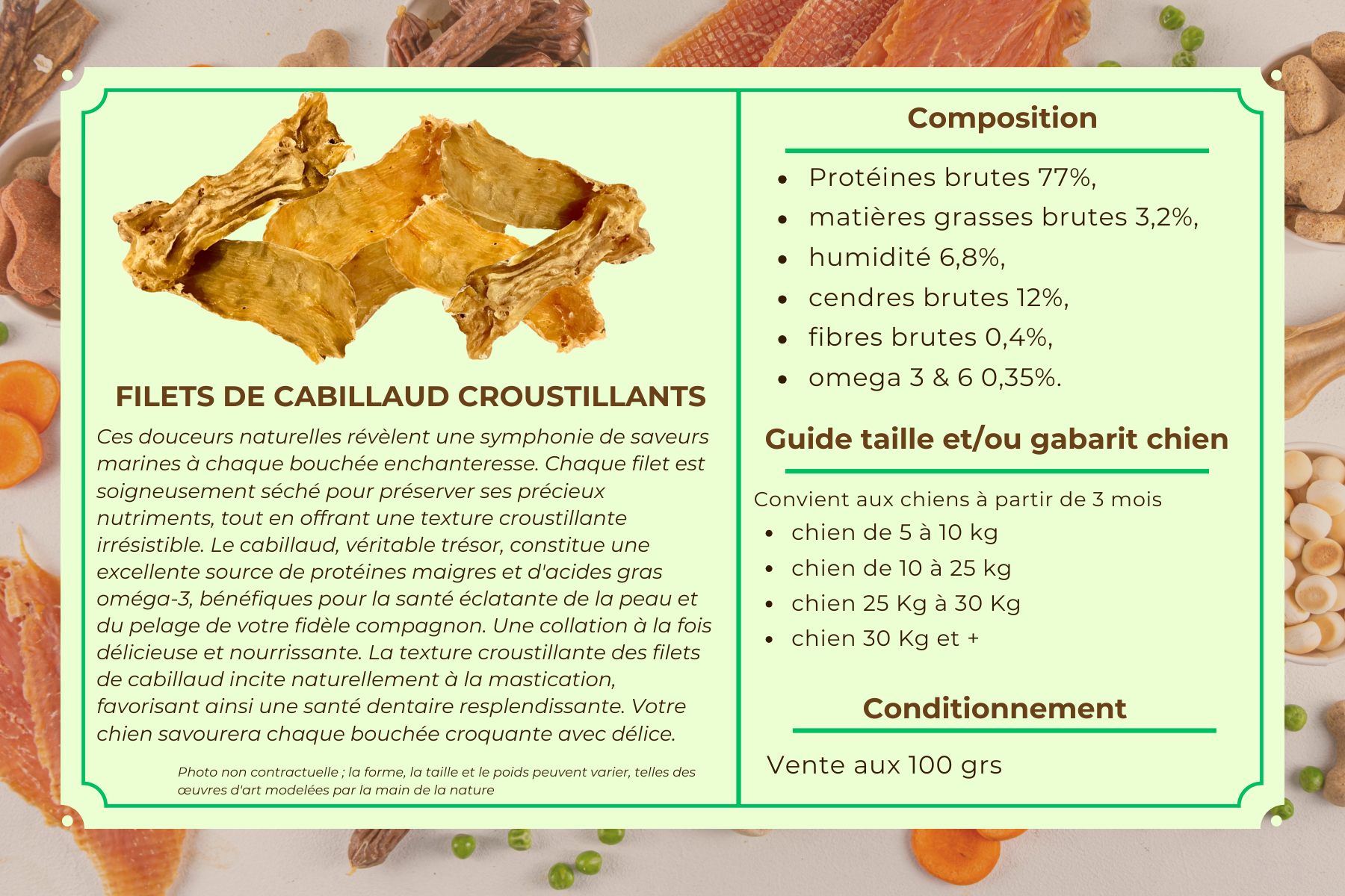 FILETS CROUSTILLANTS DE CABILLAUD