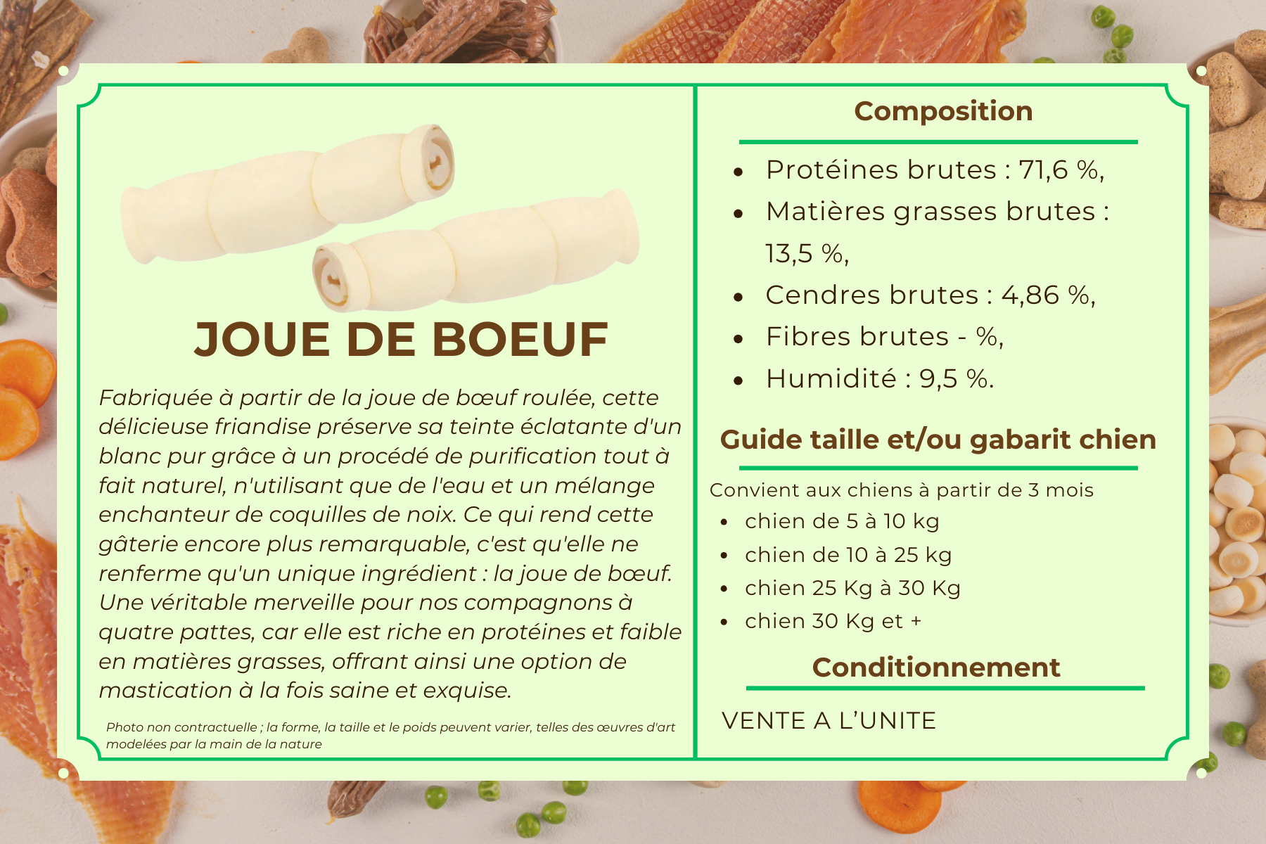 JOUE DE BOEUF ROULEE