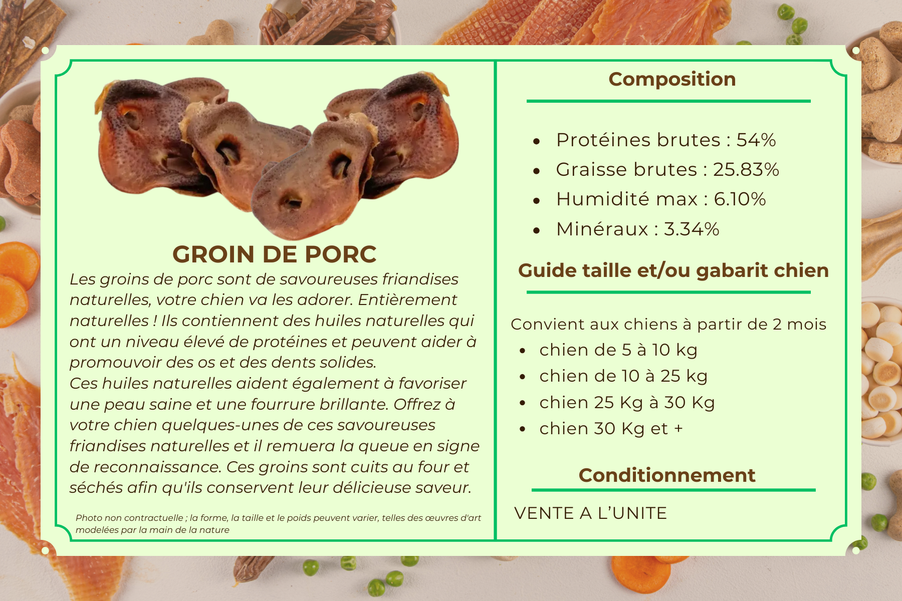 GROIN DE PORC