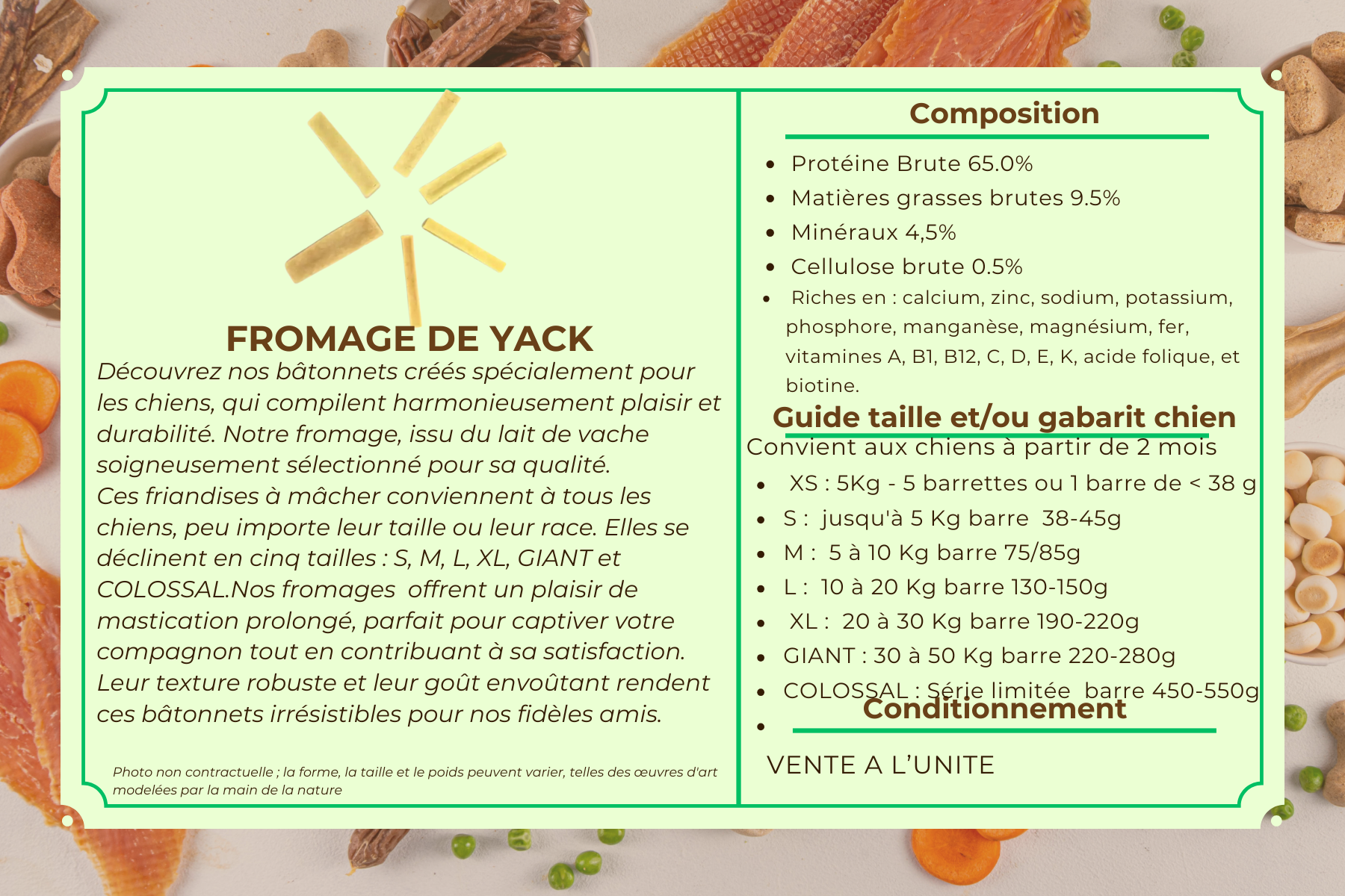 FROMAGE DE YACK