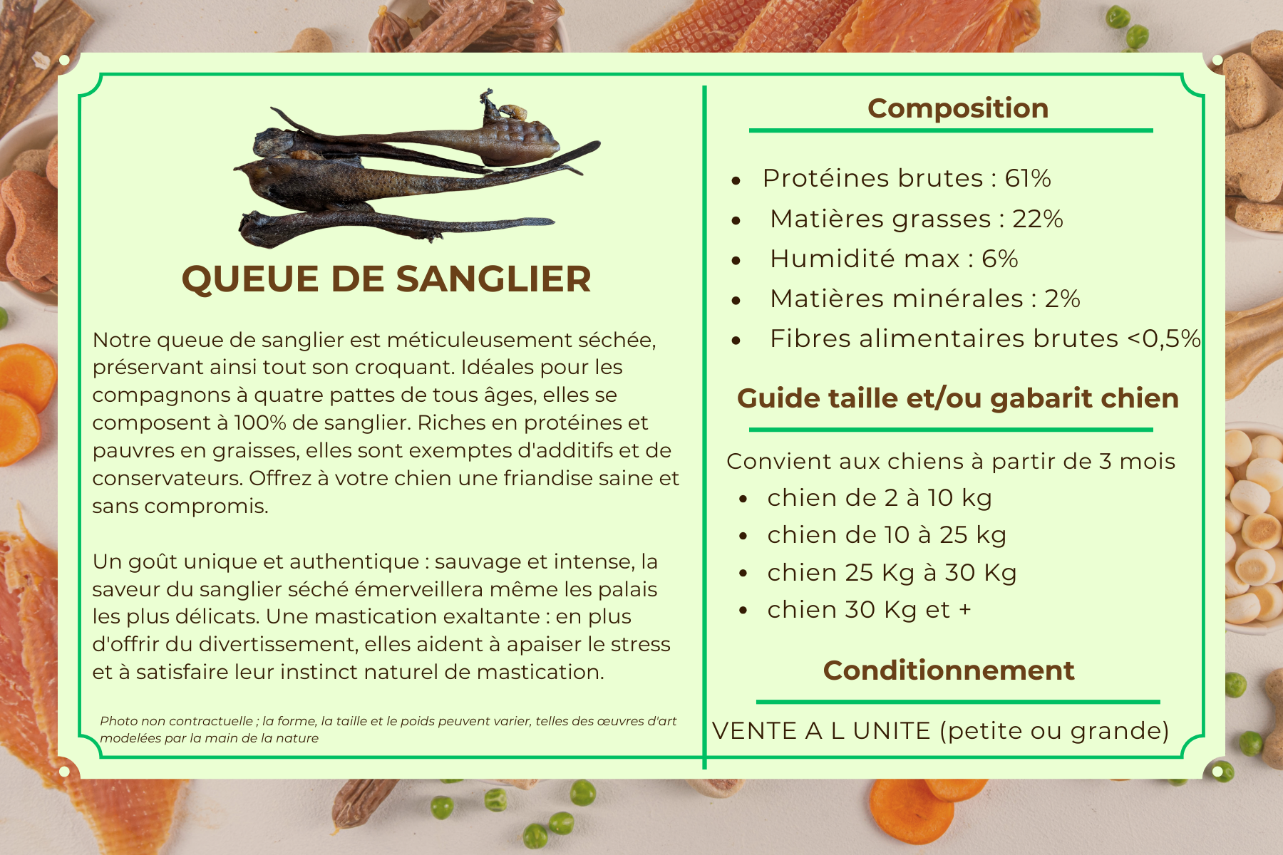 QUEUE DE SANGLIER