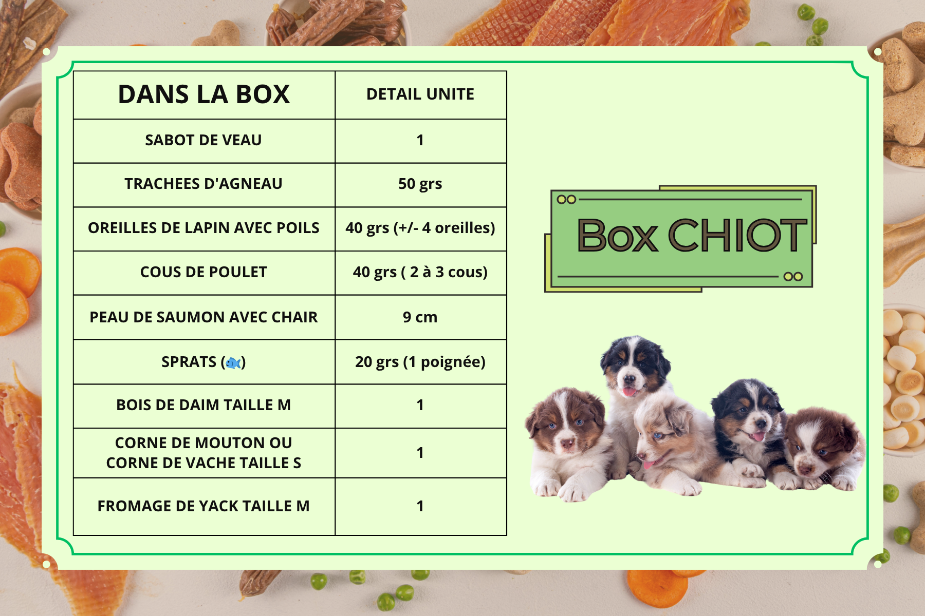 Box Chiot