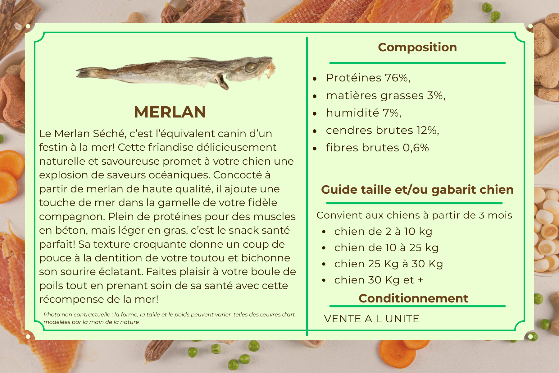 Merlan séché