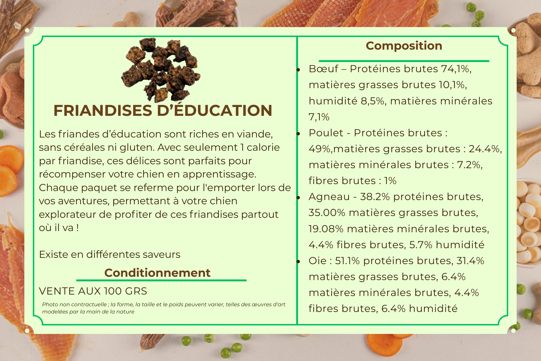 Friandises d'éducation