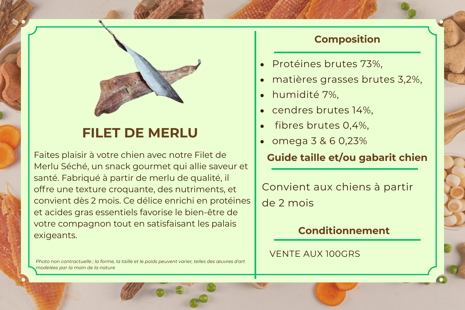 Filet de Merlu Séché