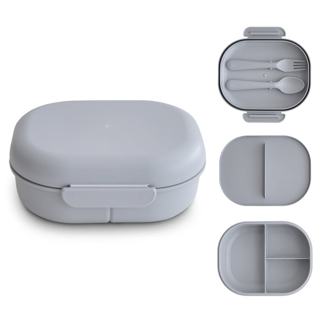 Mushie maisto dėžutė su įrankiais