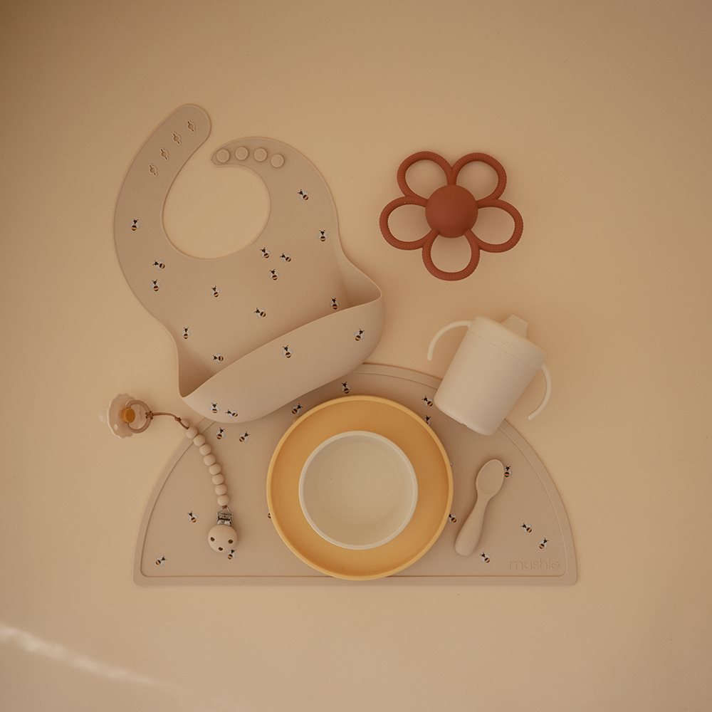 MUSHIE SILIKONINIS PADĖKLIUKAS Bees