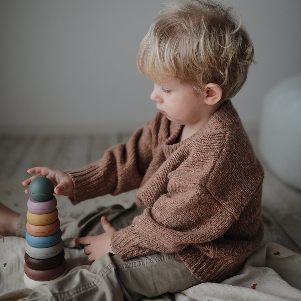 Mushie žiedų bokštas