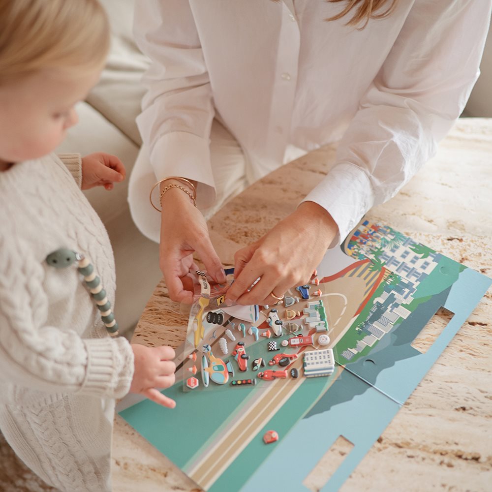 Daugkartinio naudojimo lipdukų rinkinys Mushie