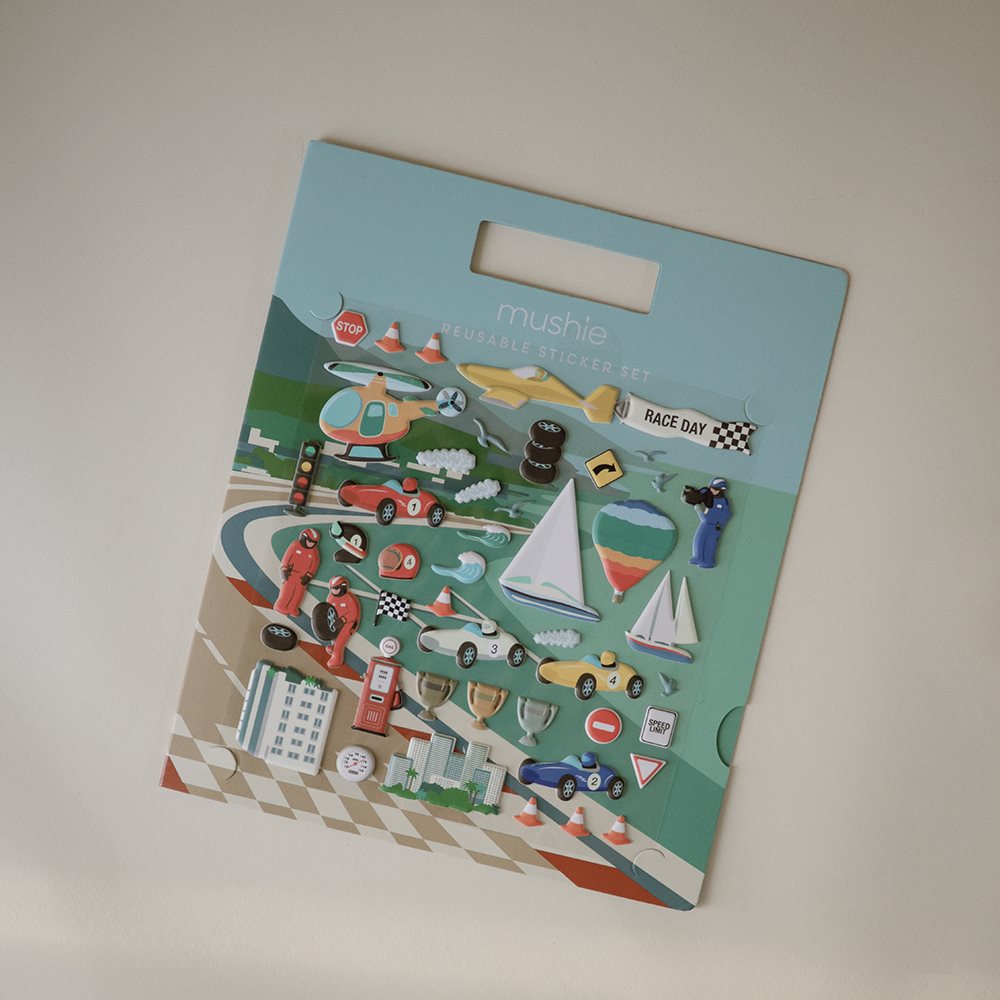 Daugkartinio naudojimo lipdukų rinkinys Mushie