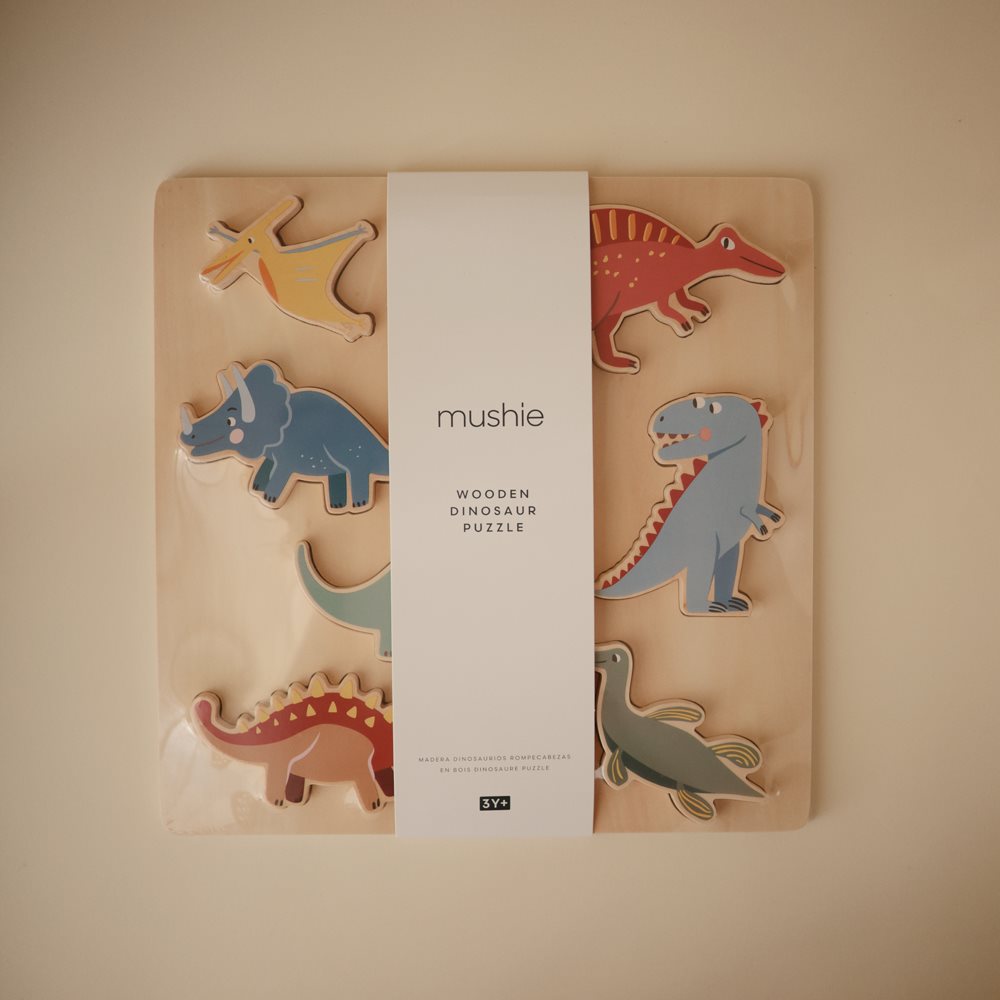 Mushie medinė dėlionė