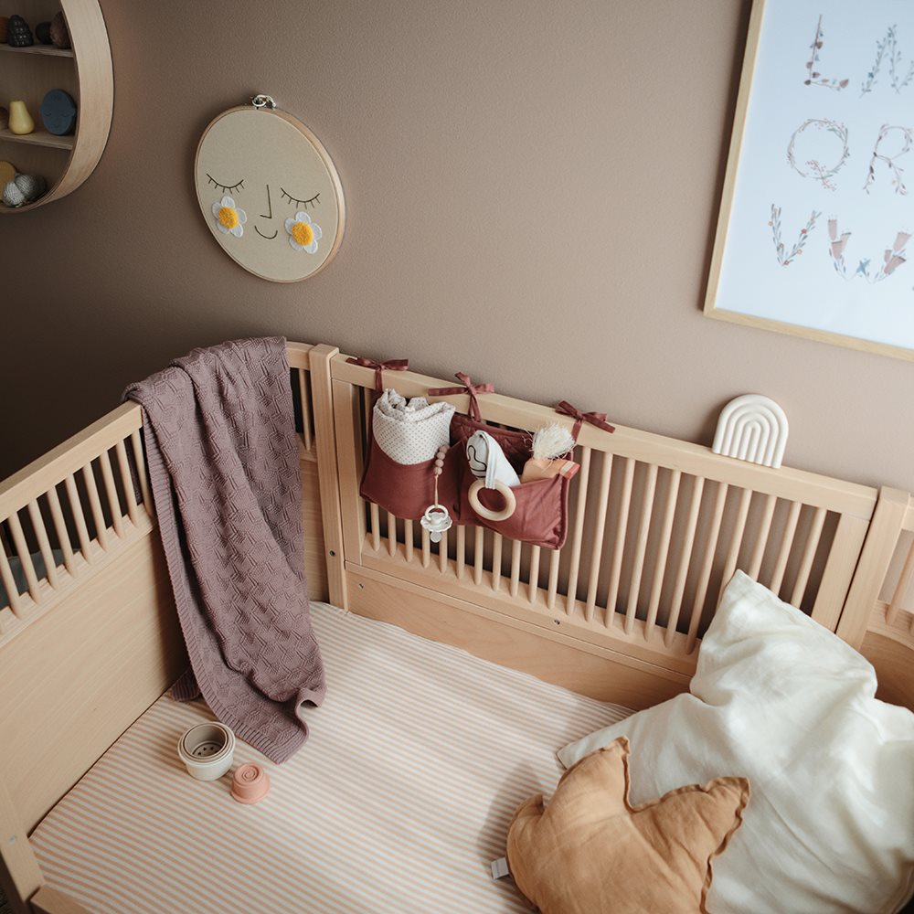 Mushie lovelės kišenė Cognac