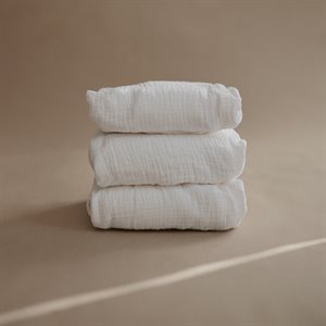 Mushie paklodė Medium - White