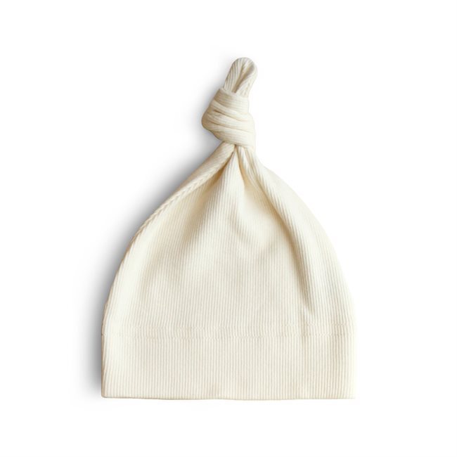 Mushie kepuraitė Beanie Ivory