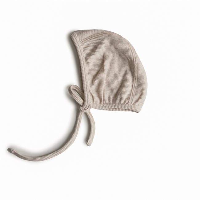 Mushie kepuraitė Bonnet Beige Melange