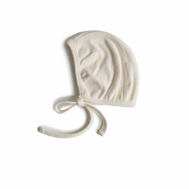 Mushie kepuraitė Bonnet Ivory