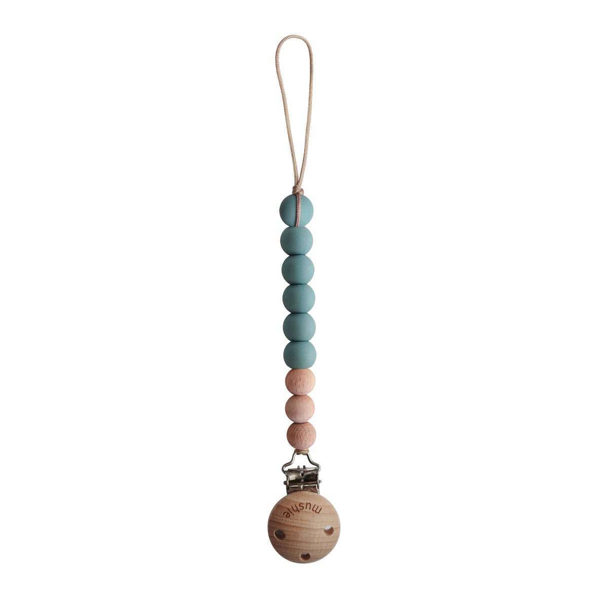 Pacifier Clip | Cleo (Cadet Blue)