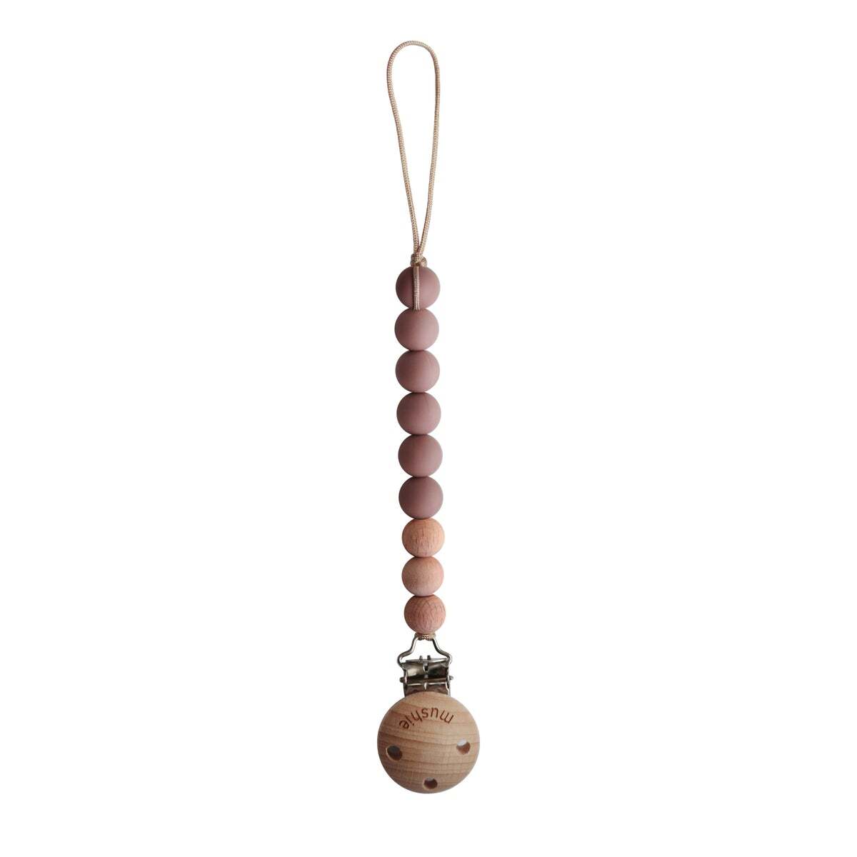 Pacifier Clip | Cleo (Cloudy Mauve)