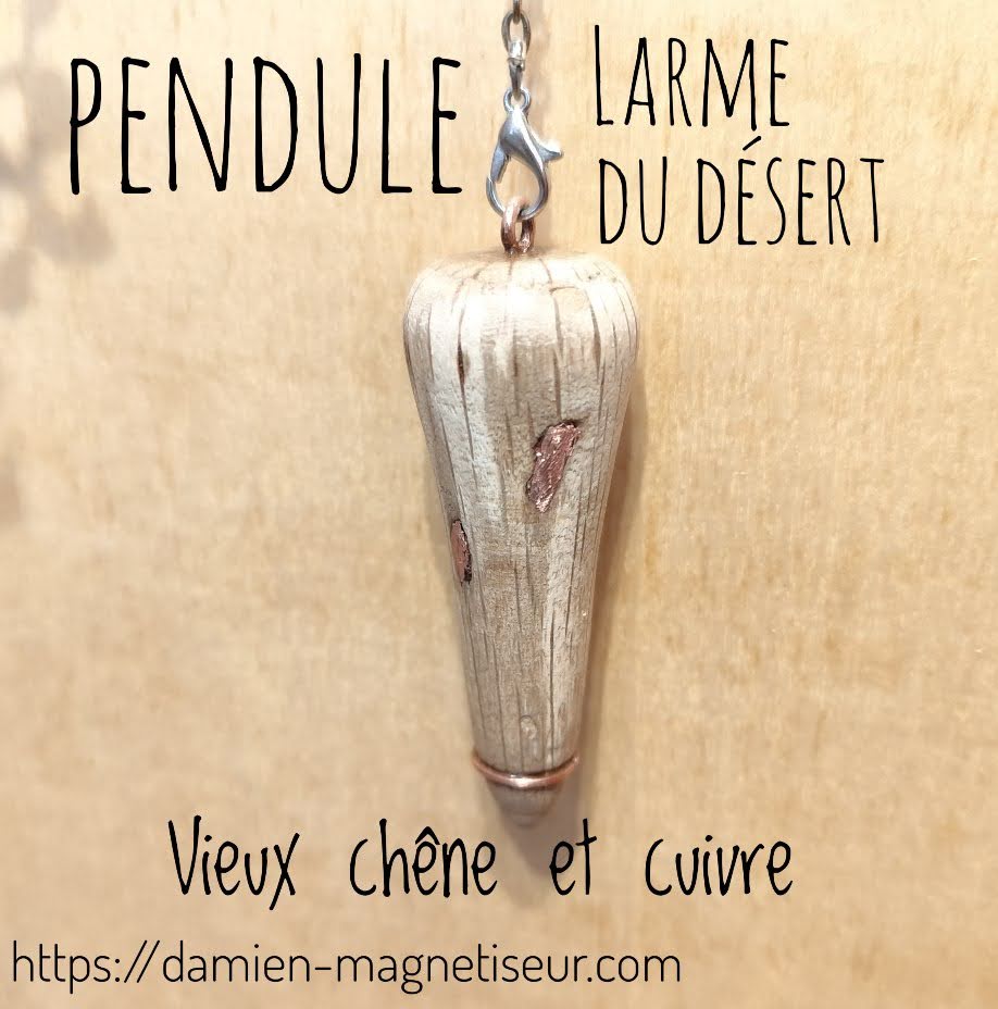 Pendule "Larme du désert"