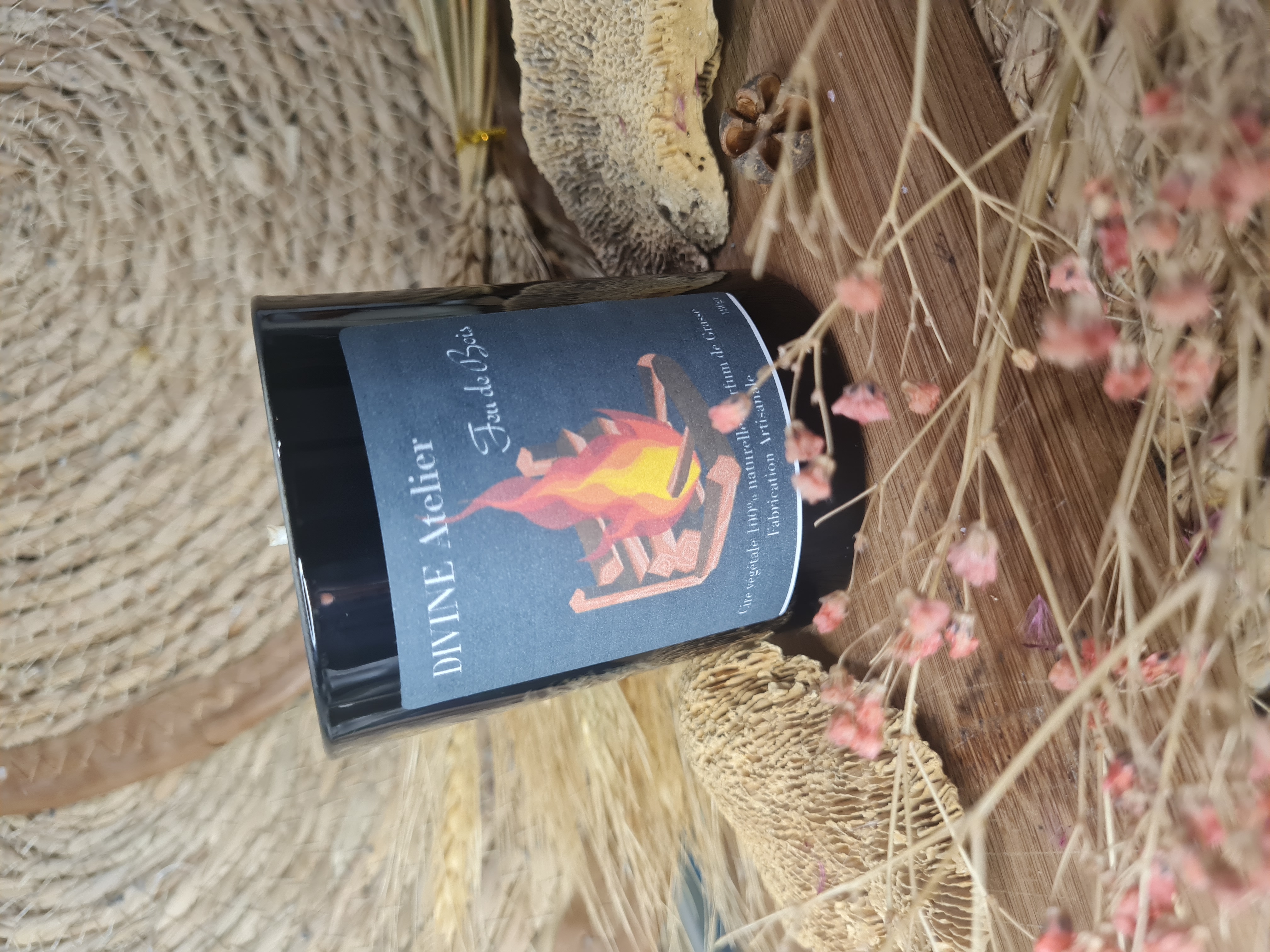 Bougie parfumée Feu de bois