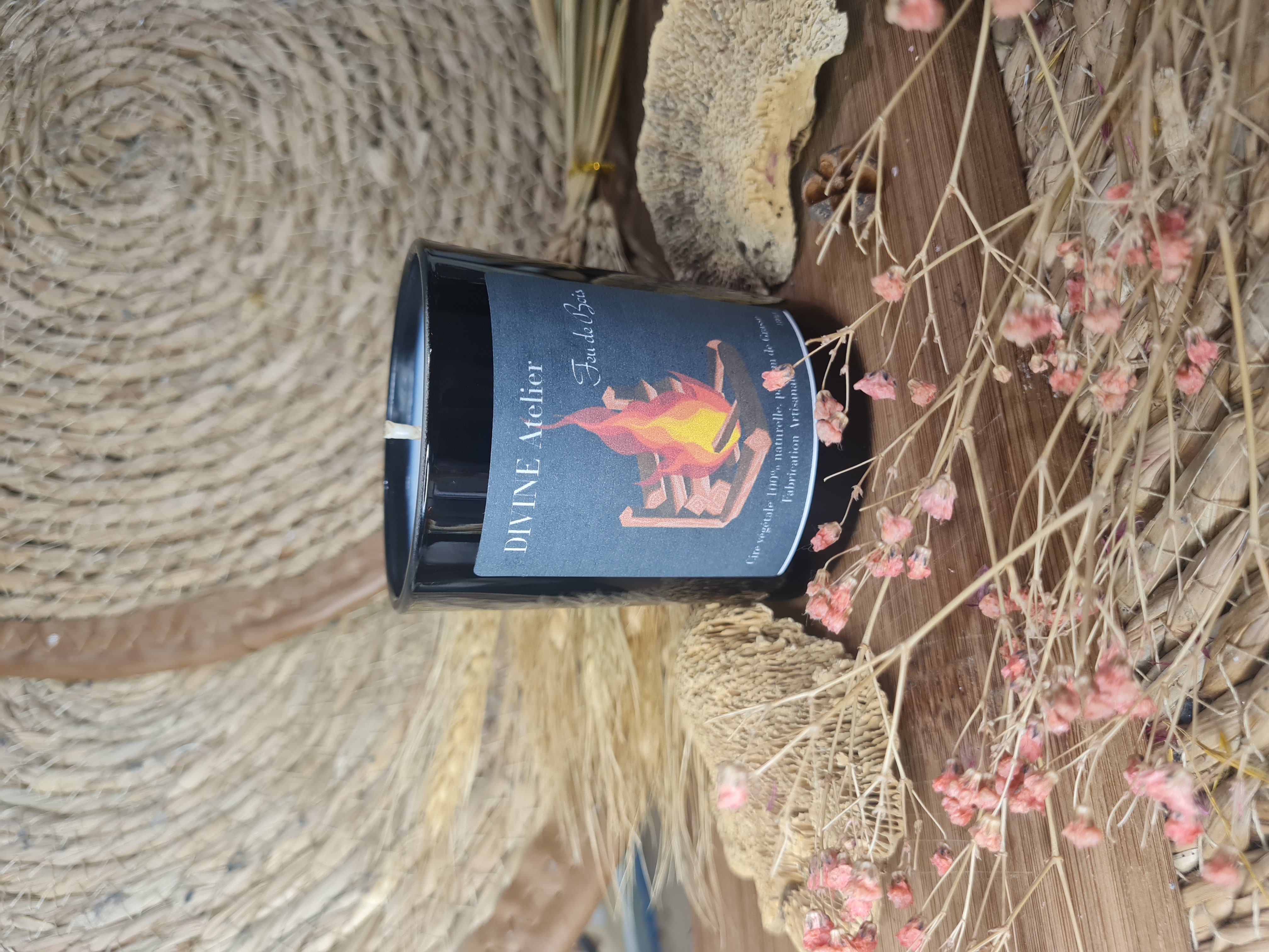 Bougie parfumée Feu de bois