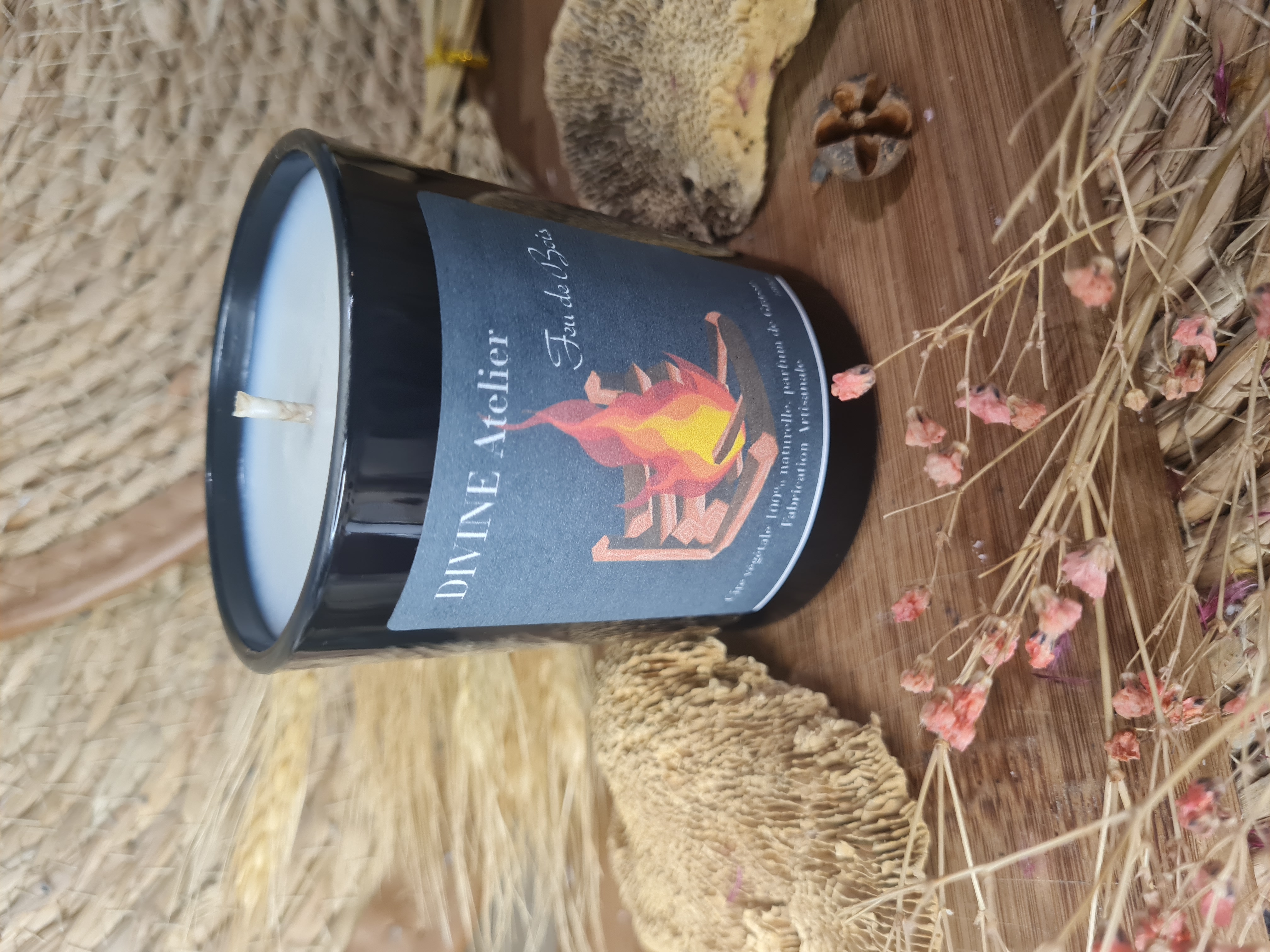 Bougie parfumée Feu de bois