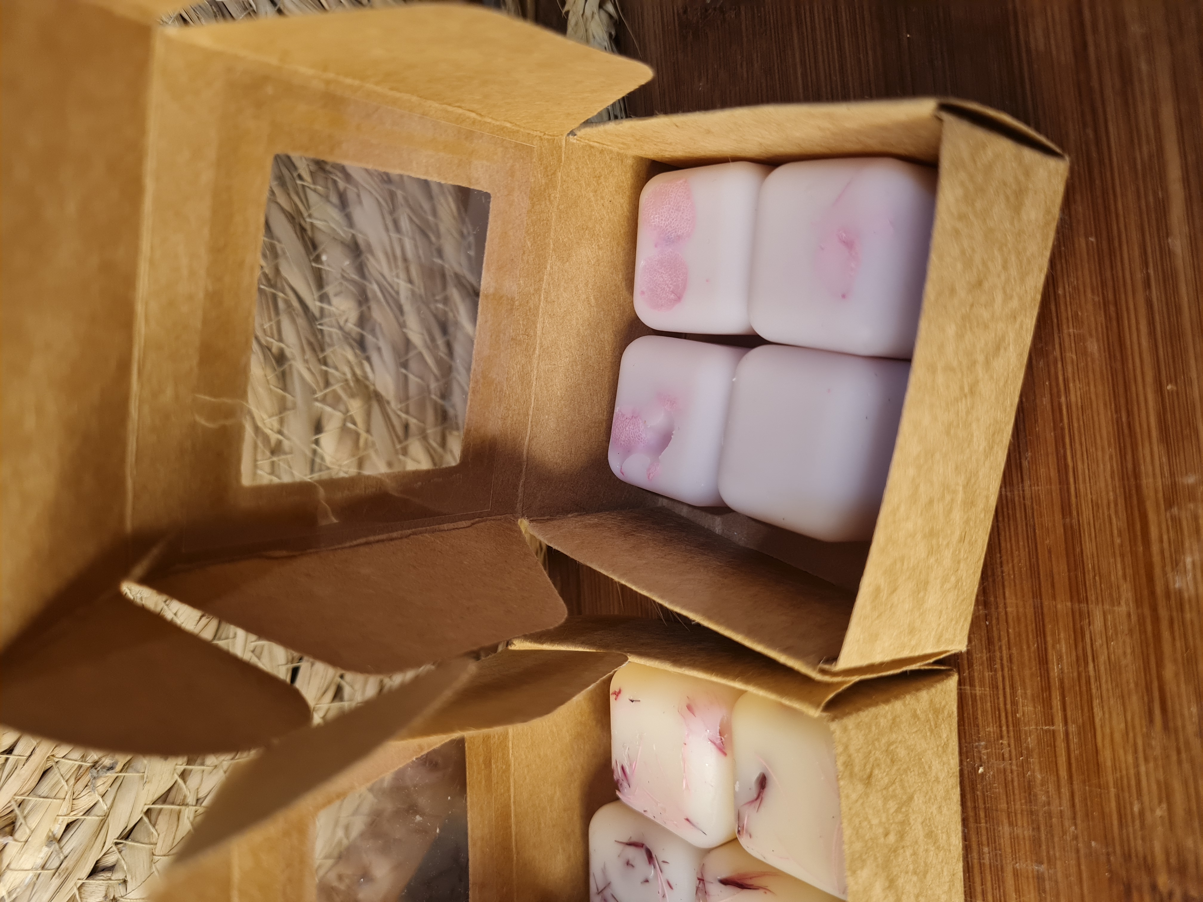 petit coffret fondant fleurs séchées 