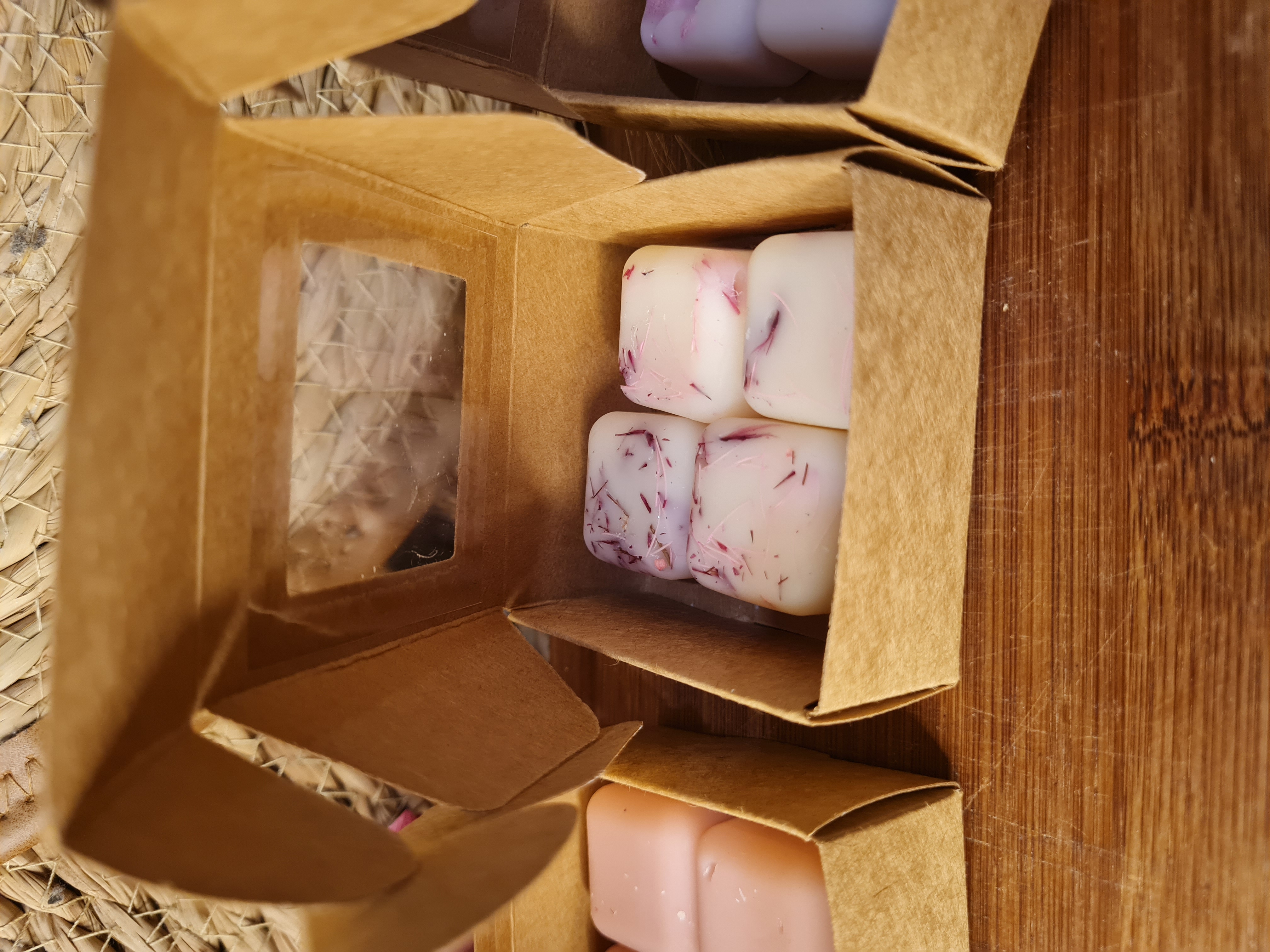 petit coffret fondant fleurs séchées 