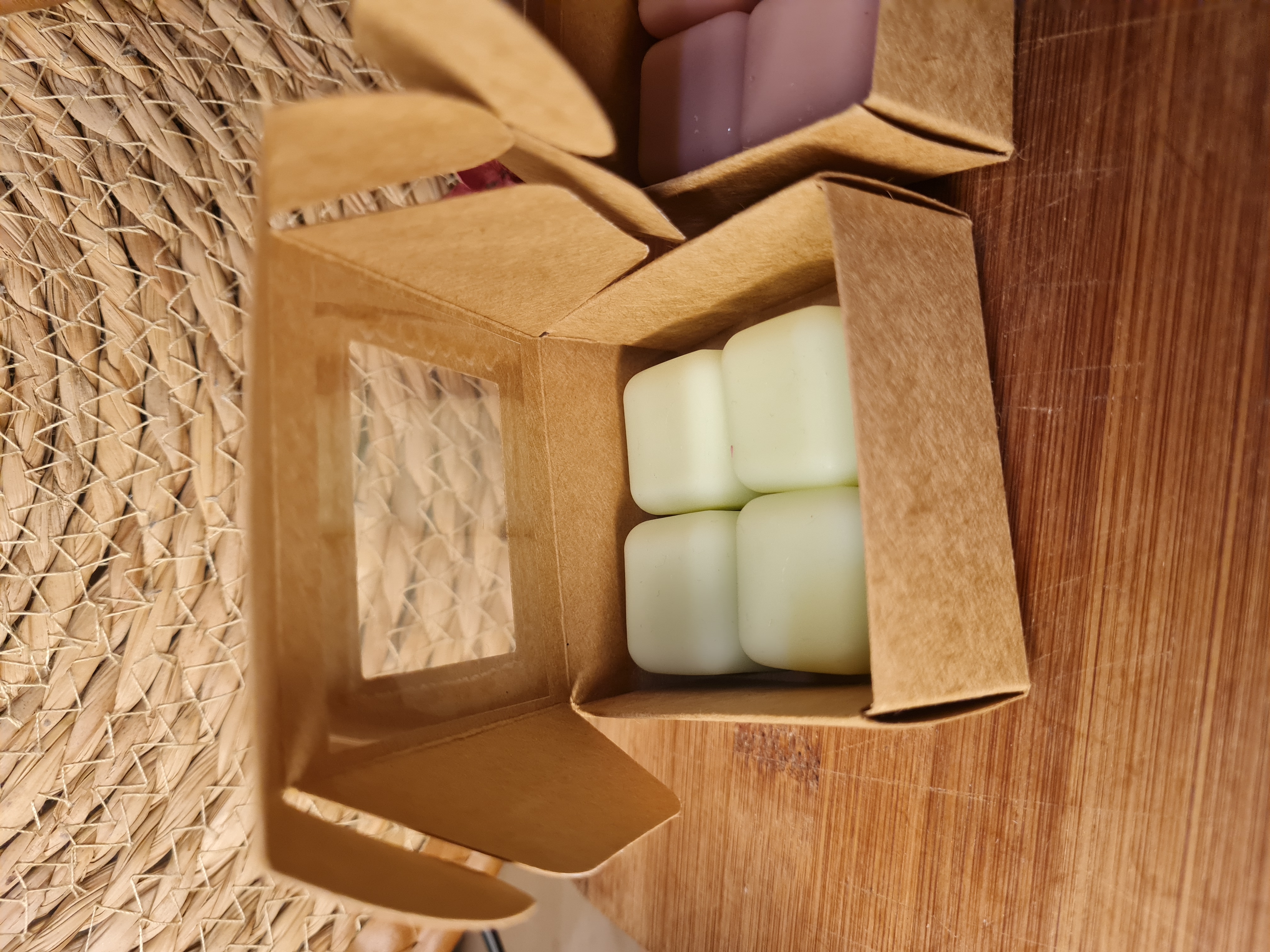 petit coffret fondant fleurs séchées 