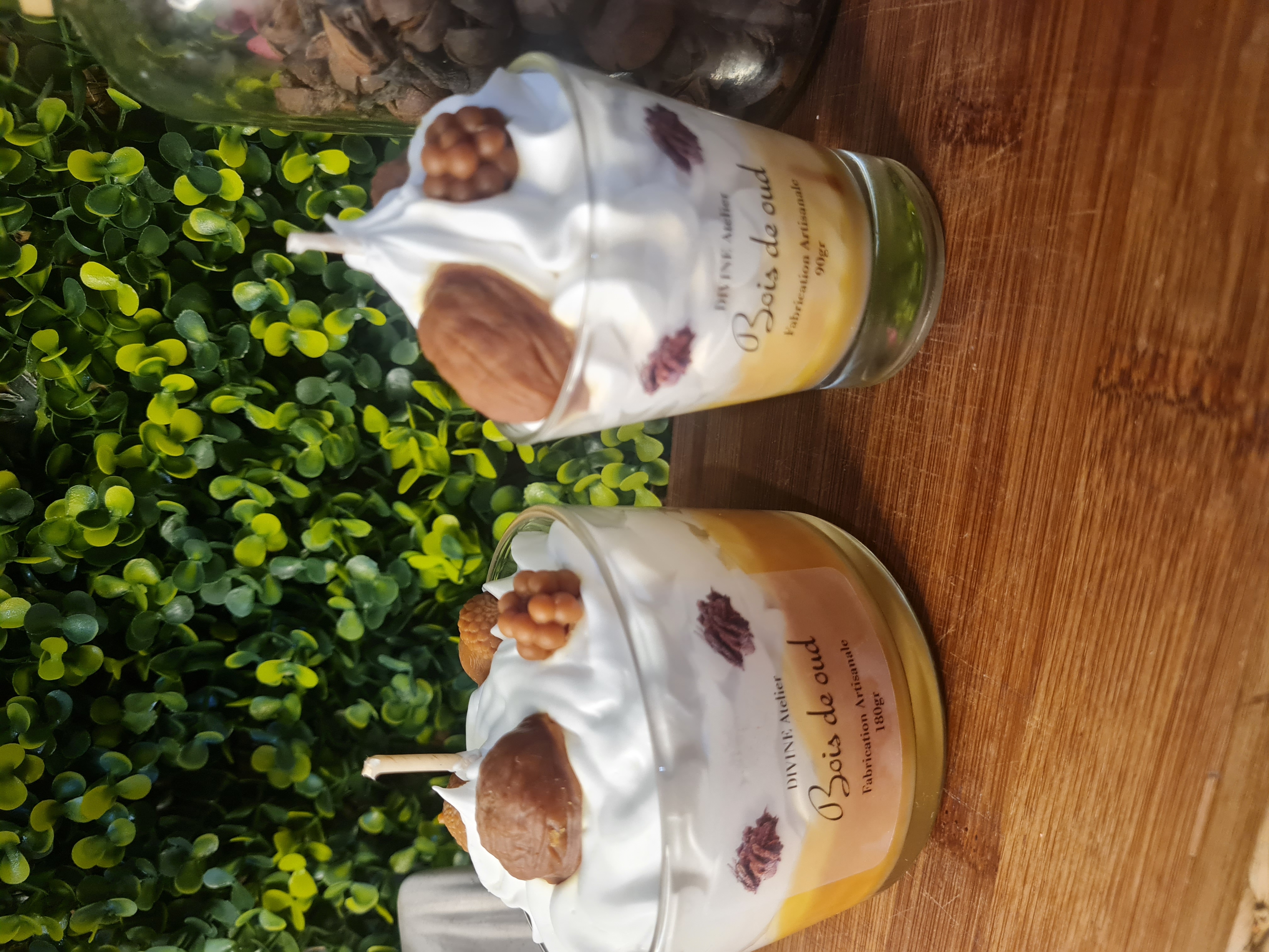 Mini bougies gourmandes bois de oud