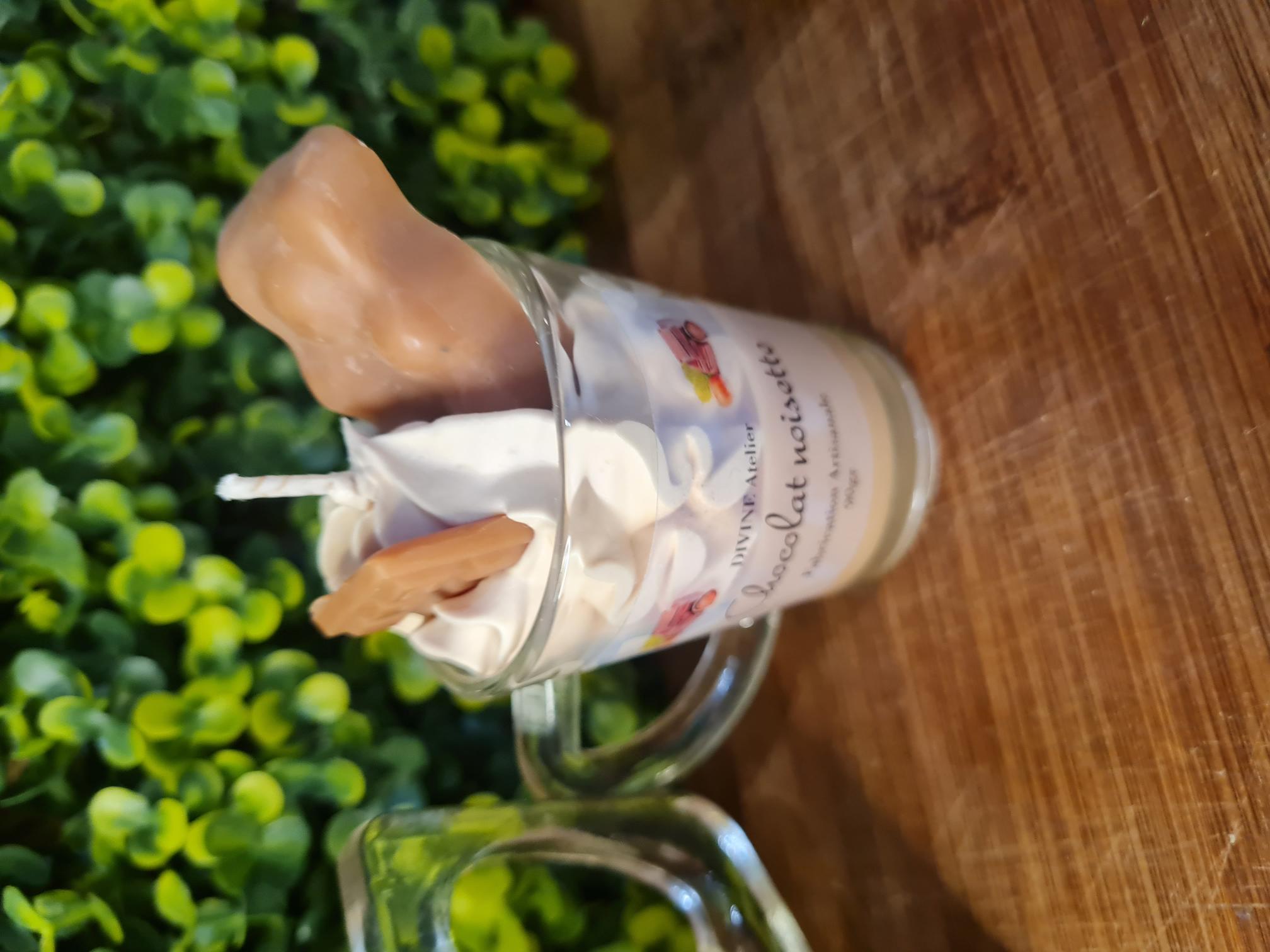 Mini bougie gourmande chocolat noisette