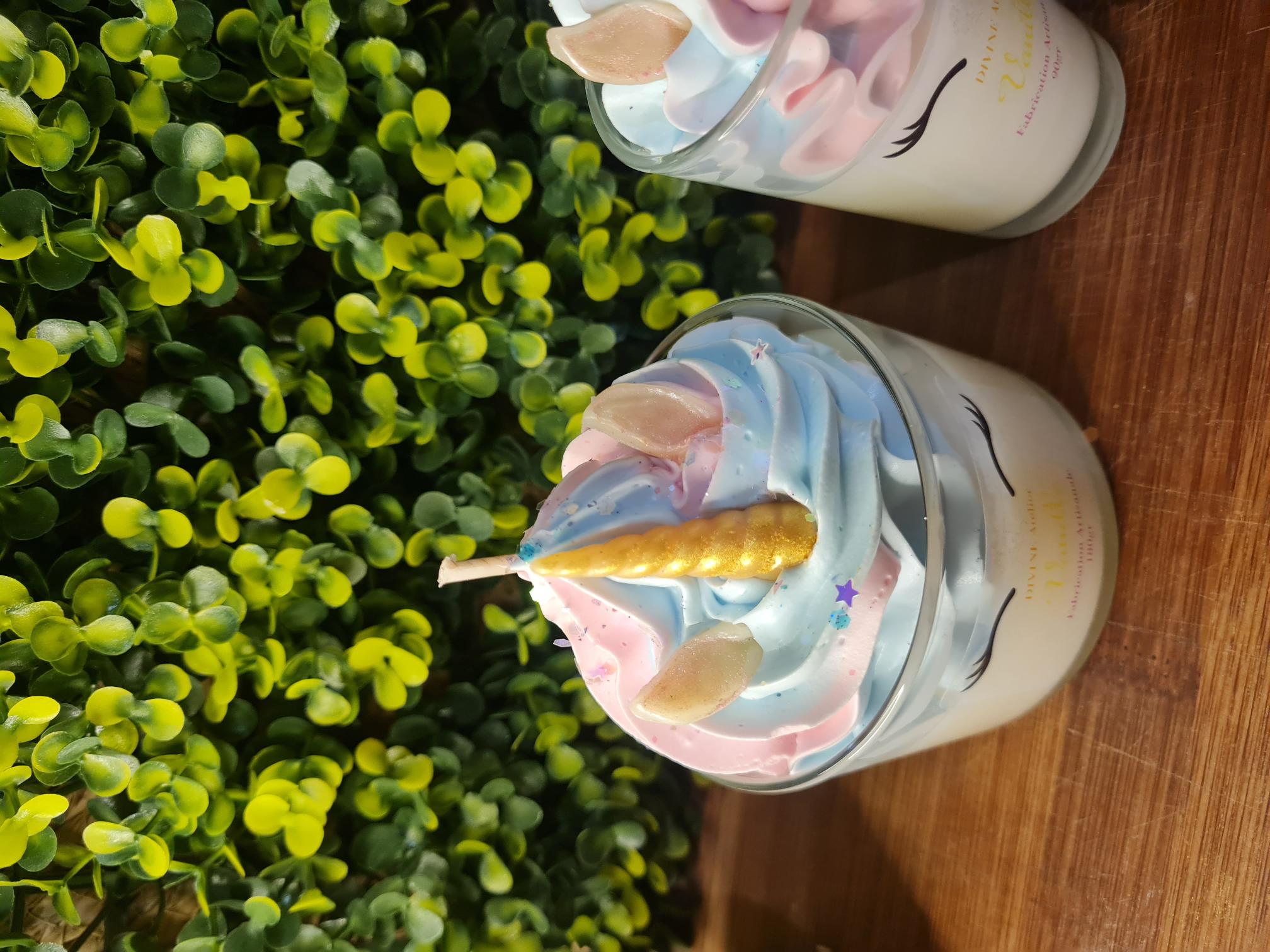 mini bougie gourmande licorne vanille