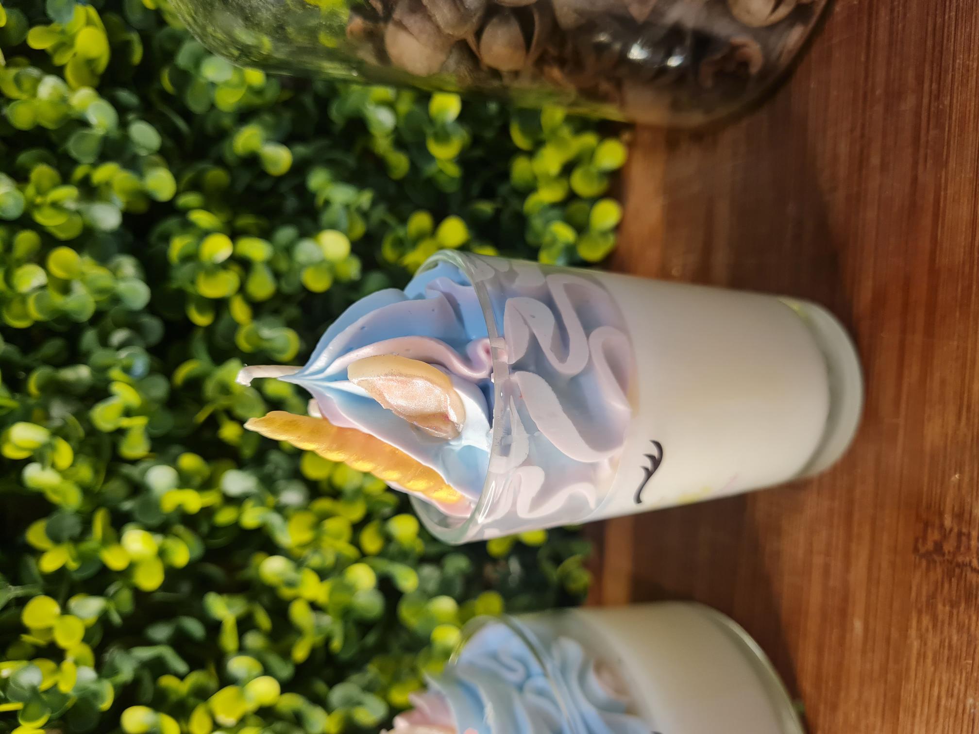 mini bougie gourmande licorne vanille