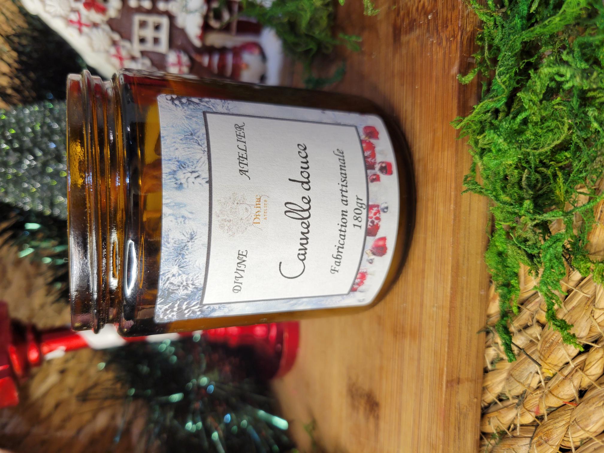 Bougie cocooning "cannelle douce"