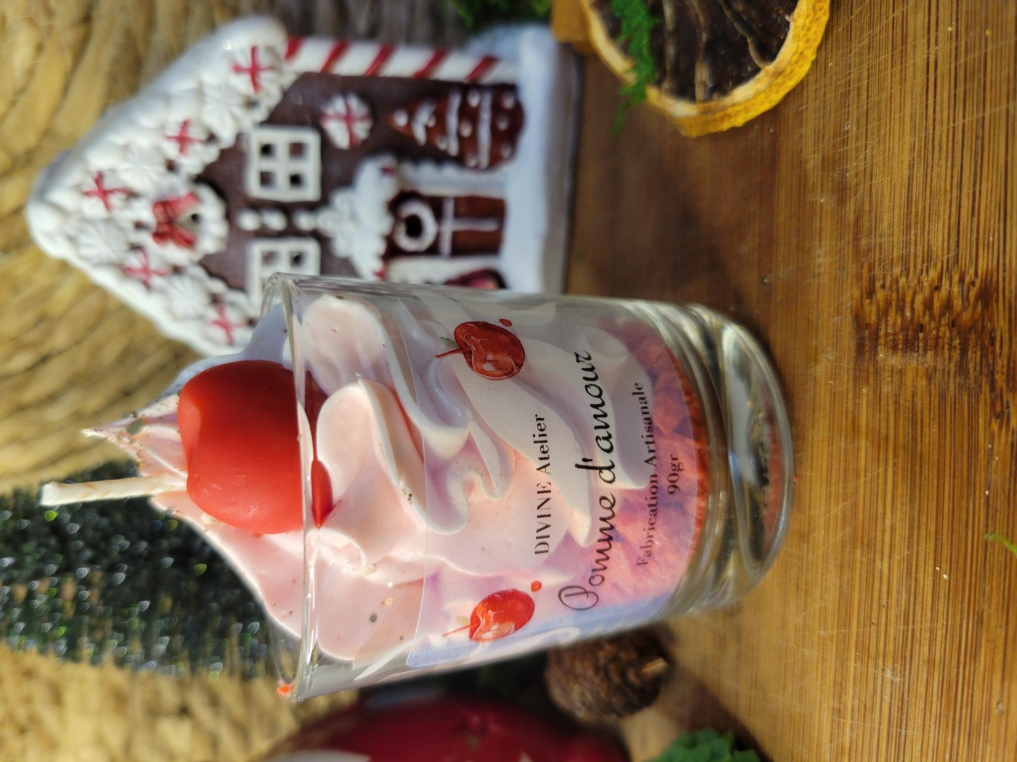 mini bougie Pomme d'amour