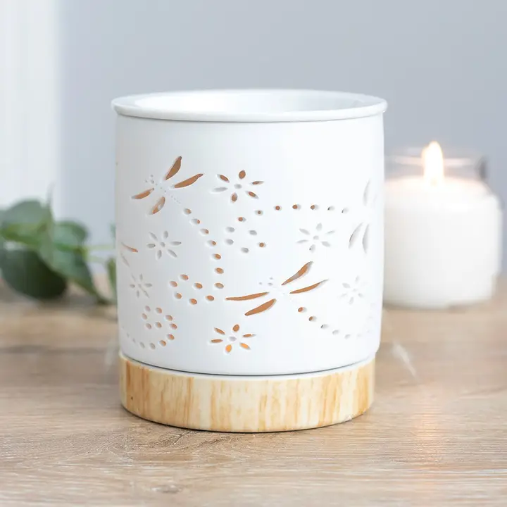 Brûle parfum  en céramique Dragonfly