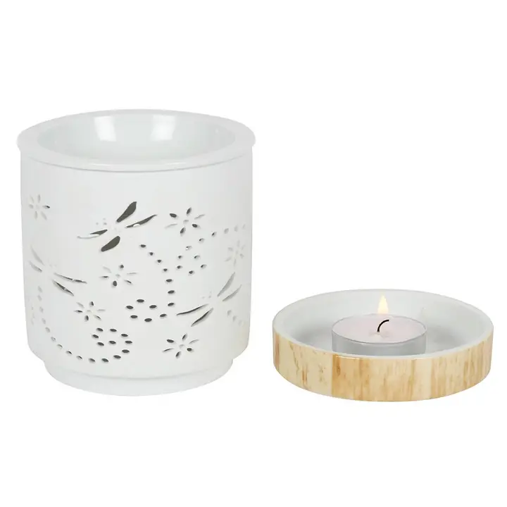 Brûle parfum  en céramique Dragonfly