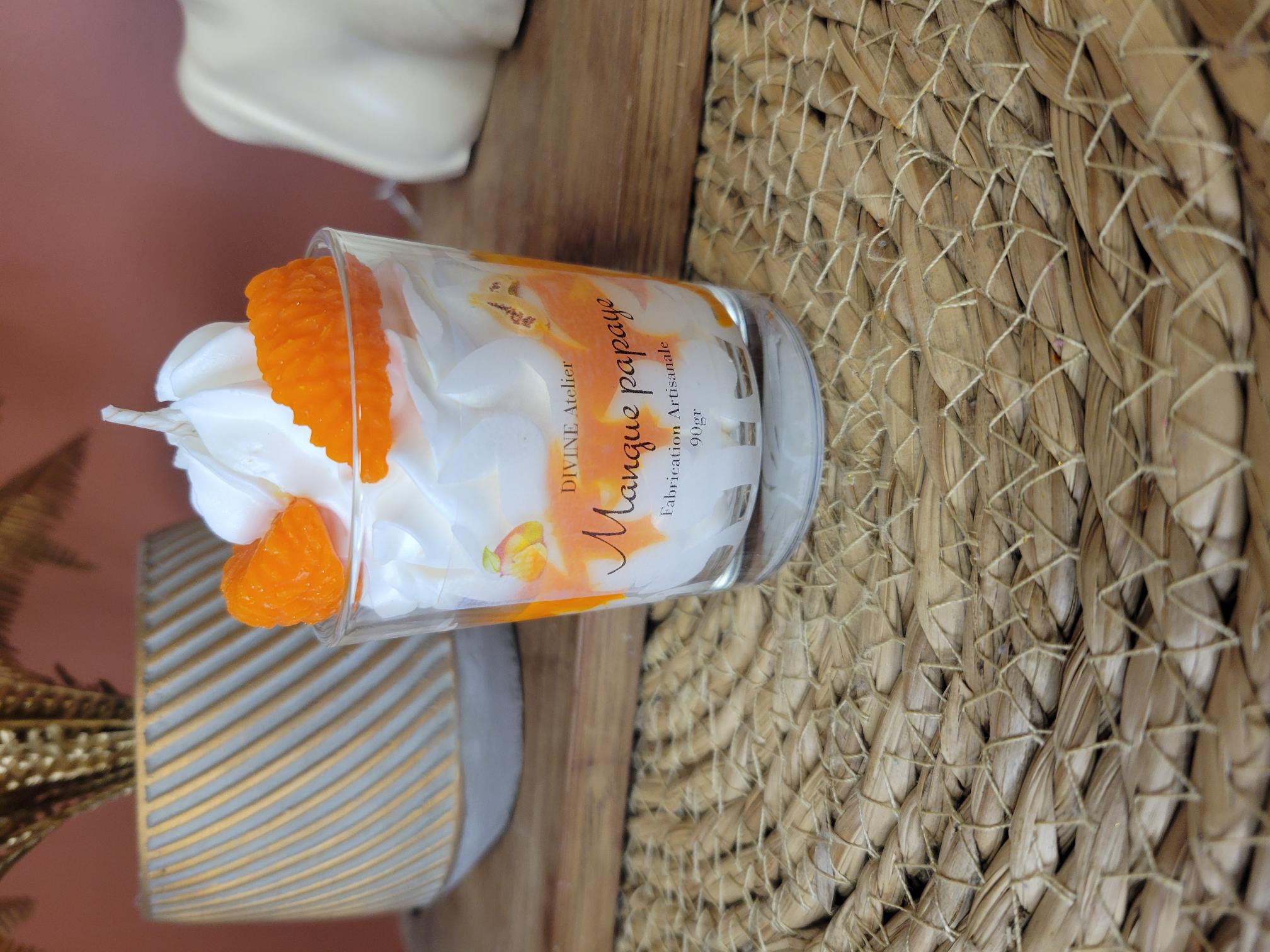 mini bougie gourmande mangue papaye 
